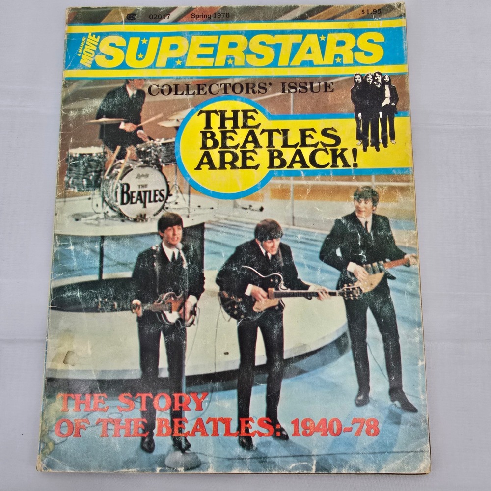 Vintage 1978 Superstars Magazine The Beatles Are Back‎ Collectors Issue 1940-78
